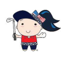 Usa Birdie Sticker by LPGA