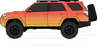 trail4r toyota offroad 4x4 trd Sticker