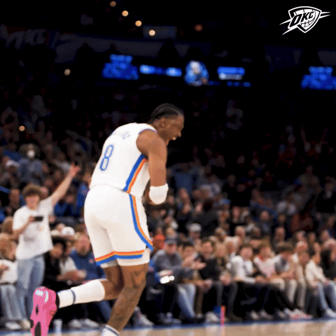 Celebrate Lets Go GIF by OKC Thunder