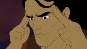 toldar cartoon confused 80s thinking GIF