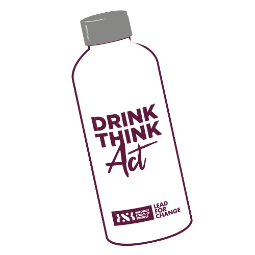 BurgundySB graduation bottle cap alumni Sticker