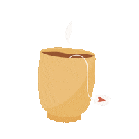 Tea Cha Sticker by Novitah Jewelry