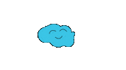 Happy Cloud Sticker by Abba Curitiba