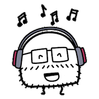 Buixots headphones listening music teacher william Sticker