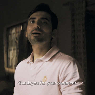 Comments Smile GIF by Amazon MX Player