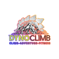 Dinosaur Climbing Sticker by DynoClimbDeland