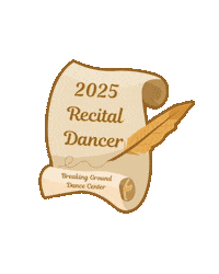 Recital Bgdc Sticker by Breaking Ground Dance Center