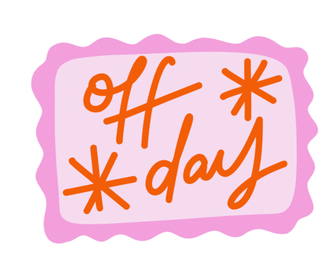 Lockdown Off Day Sticker