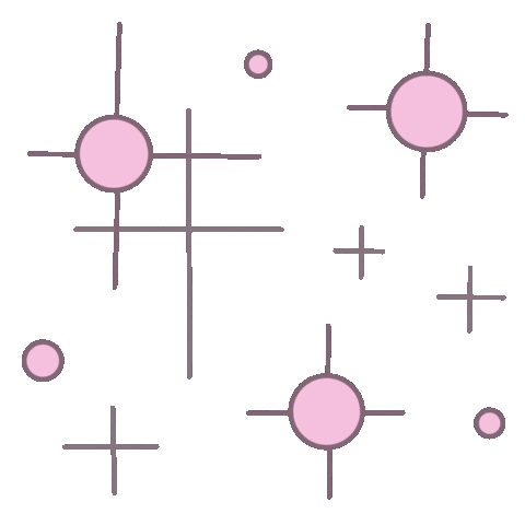 Pink Stars Sticker