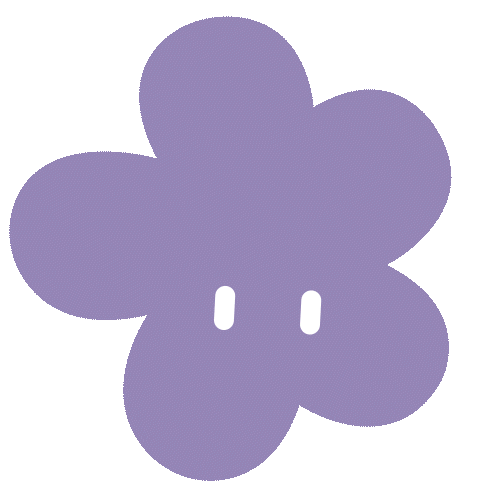 babymoriofficial giphyupload flower purple mori Sticker