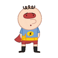 Sad Lightning Sticker by accentive