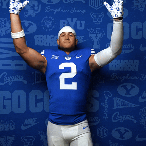 College Football Go Cougs GIF by BYU Cougars