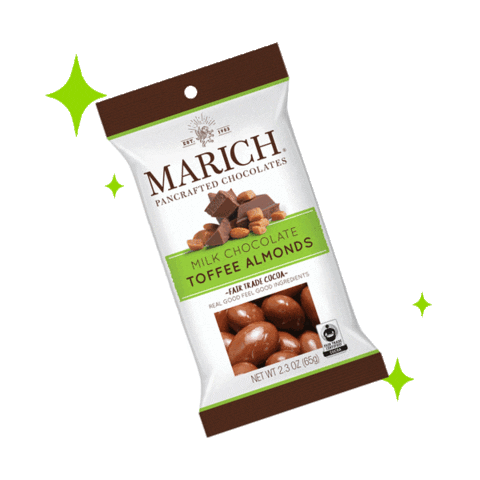 MarichChocolates giphyupload chocolates almonds toffee Sticker