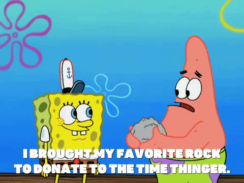 season 7 buried in time GIF by SpongeBob SquarePants