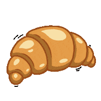 Croissant France Sticker