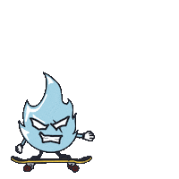 Flame Sticker