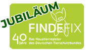 Cat Dog Sticker by FINDEFIX - Das Haustierregister des Deutschen Tierschutzbundes