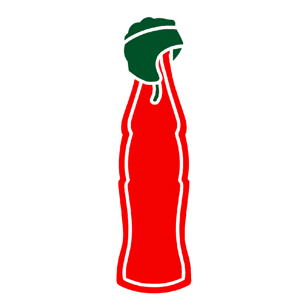 Bottle Coke Sticker by Grid Worldwide