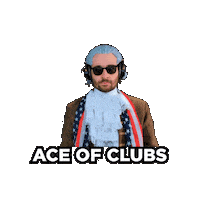 Ace Of Clubs Sticker