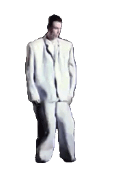 David Byrne Sticker Sticker by SoulfulSock