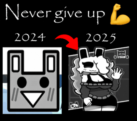 Never Give Up Transformation GIF