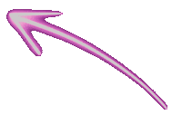 Arrow Neon Sticker