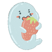 Hugs Strawberry Sticker
