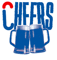 simplyauthenticid drink blue red cheers Sticker