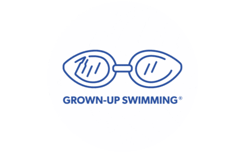 Grownupswimming  Sticker