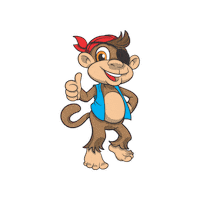 thermaswaterpark baby nature monkey wild Sticker