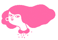 Pink Eyes Sticker