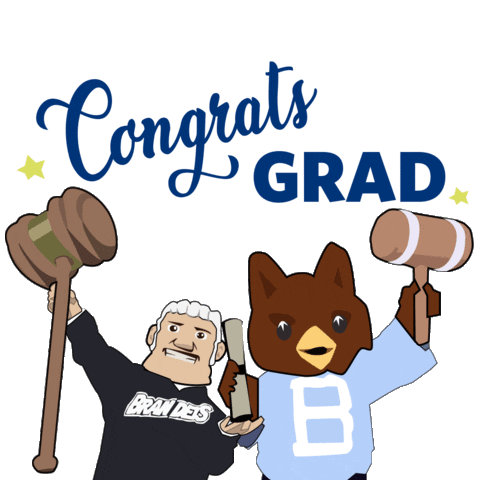 Graduation Congratsgrads Sticker by Brandeis University