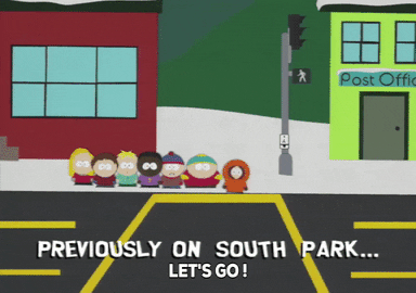eric cartman running GIF by South Park 