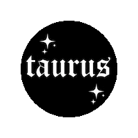 Zodiac Taurus Sticker by Artemis Accessories