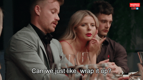Hurry Up Reaction GIF by Married At First Sight