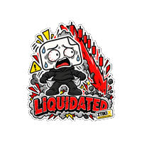 Get Rekt Market Crash Sticker by ZTIKIX