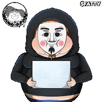 Crypto Power Sticker by fatbot