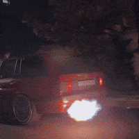 On Fire Popcorn GIF