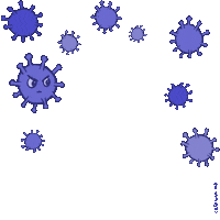 catarina_zip mask purple covid coronavirus Sticker