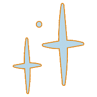 Mirror Piping Sticker by Funny Face Bakery