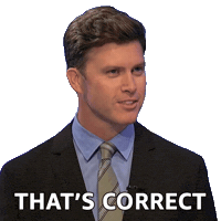 Colin Jost Sticker by Jeopardy!