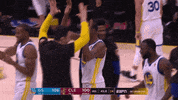 high five golden state warriors GIF by NBA