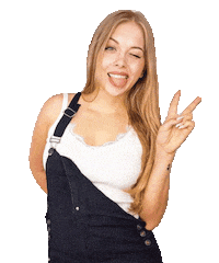 Peace Tongue Sticker by LeaZBoutique