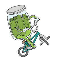 bike bicycle Sticker by Boxpalm
