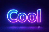 Neon Text GIF