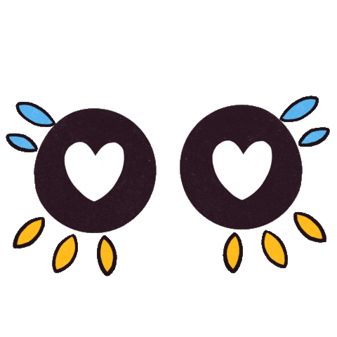 Eyes Hearts Sticker by Vilore
