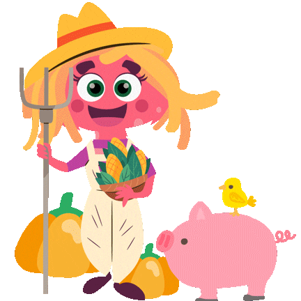 Pumpkin Farm Sticker by katapum