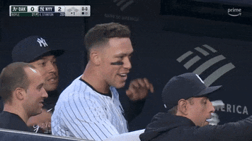Celebrate Aaron Judge GIF by MLB