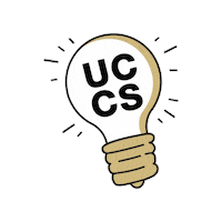 Idea Lightbulb Sticker by UCCS