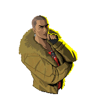 River Ward Thinking Sticker by Cyberpunk 2077